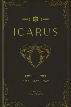 ปกนิยาย ICARUS เกมท้าพระเจ้า
