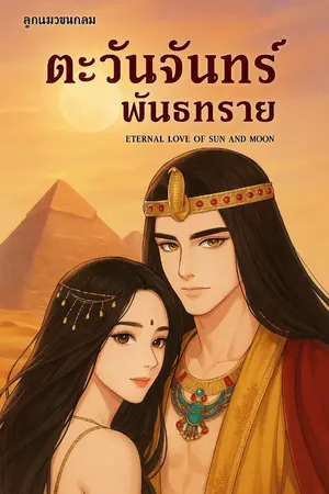 ปกนิยาย ตะวันจันทร์พันธทราย