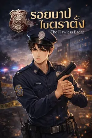ปกนิยาย รอยบาปในตราตั้ง" (The Flawless Badge)
