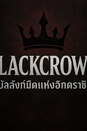 ปกนิยาย BLACKCROWN บัลลังก์มืดแห่งอิกดราซิล