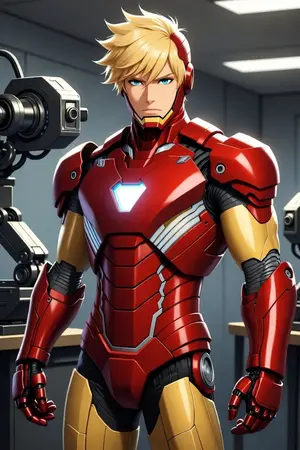 ปกนิยาย Fic rwby : Iron hero