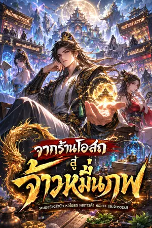 ปกนิยาย จากร้านโอสถสู่จ้าวหมื่นภพ