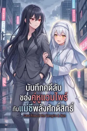 ปกนิยาย บันทึกคดีลับของคู่หูนักสืบแวมไพร์กับแม่ชีพลังศักดิ์สิทธิ์ [Yuri]