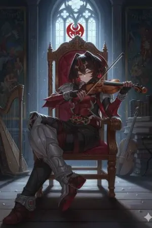 ปกนิยาย [Kamen rider Kiva x honkai starail oc] บทเพลงของแวมไพร์ในยามคำคืน