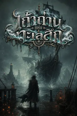ปกนิยาย เถ้าถ่านแห่งทะเลลึก