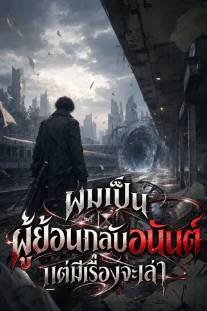ปกนิยาย ผมเป็นผู้ย้อนกลับอนันต์ แต่มีเรื่องจะเล่า