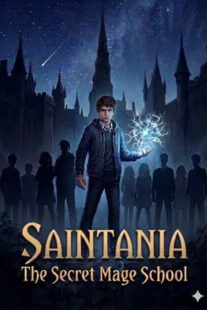 ปกนิยาย Saintania : โรงเรียนจอมเวทย์สายลับ