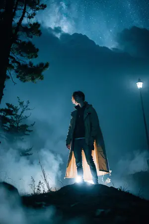 ปกนิยาย คืนที่โลกปีศาจตื่น