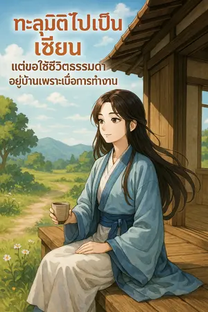 ปกนิยาย ทะลุมิติไปเป็นเซียนแต่ขอใช้ชีวิตธรรมดาอยู่บ้านเพราะเบื่อการทำงาน