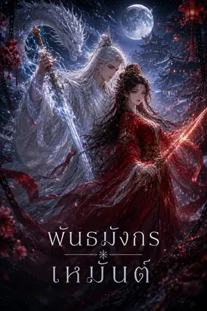 ปกนิยาย พันธมังกรเหมันต์