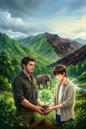 ปกนิยาย ปลูกต้นไม้บนภูเขา