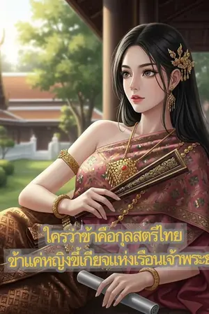 ปกนิยาย ใครว่าข้าคือกุลสตรีไทย ข้าแค่หญิงขี้เกียจแห่งเรือนเจ้าพระยา