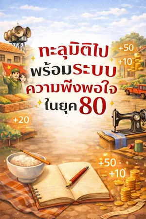 ปกนิยาย ทะลุมิติไปพร้อมระบบความพึงพอใจในยุค 80