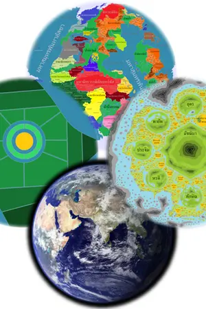 ปกนิยาย มหาสงครามจตุโลกธาตุ