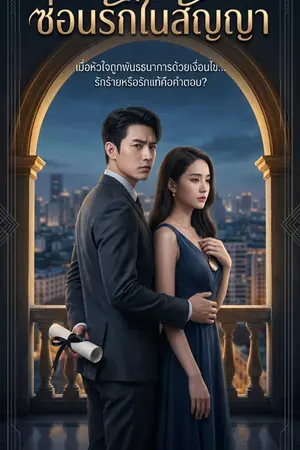 ปกนิยาย ซ่อนรักในสัญญา
