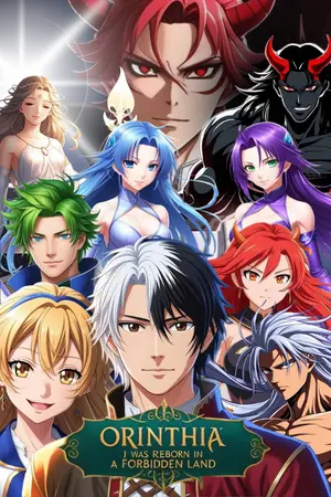 ปกนิยาย "Orinthia : I Was Reborn in a Forbidden Land" ผมเกิดใหม่ในดินแดนต้องห้าม(โอรินเธีย)