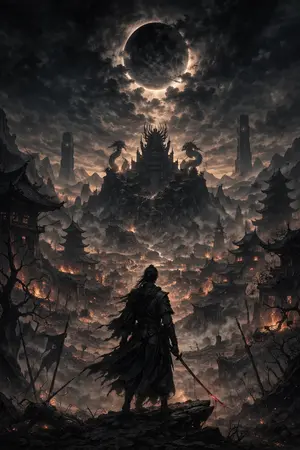 ปกนิยาย Legend of The Black Throne : ศึกชิงบัลลังก์มืดล่าปีศาจ