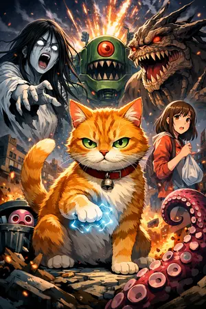 ปกนิยาย ฉันถูกสาปมาเป็นแมวเพื่อช่วยโลกใบนี้