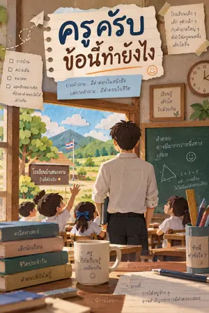ปกนิยาย ครูครับ ข้อนี้ทำยังไง