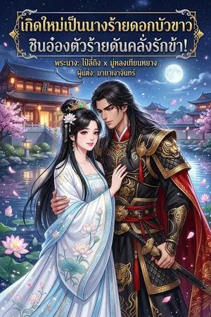 ปกนิยาย ข้าแค่อยากเป็นดอกบัวขาว เหตุใดตัวร้ายถึงตามคลั่งรัก