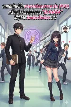 ปกนิยาย ช่วยด้วยครับ! ผมเกิดใหม่เป็นนางเอกในมังงะ NTR แต่ไหงตัวร้ายถึงจ้องจะ 'สะกดจิต' ให้ทุกคนรักเดียวใจเดียวซะงั้น!?