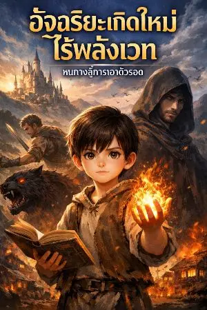 ปกนิยาย เกิดใหม่ทั้งที ดันได้ชีวิตโหมดลำบาก