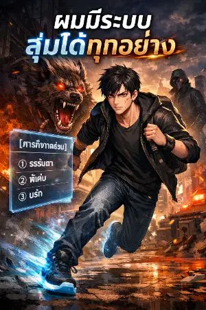 ปกนิยาย ผมมีระบบสุ่มได้ทุกอย่าง