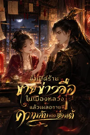 ปกนิยาย ข้าเปิดร้านขายข่าวลือในเมืองหลวงแล้วเผลอขายความลับฮ่องเต้