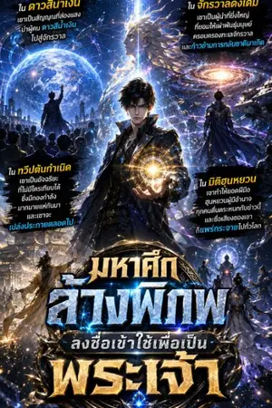 ปกนิยาย มหาศึกล้างพิภพ: ลงชื่อเข้าใช้เพื่อเป็นพระเจ้า