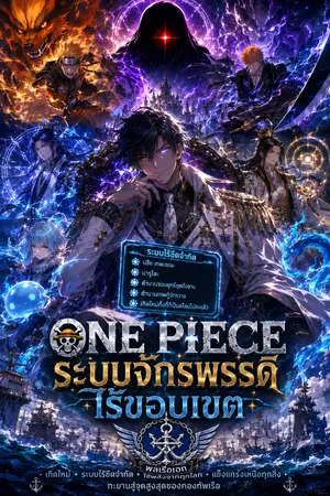 ปกนิยาย ONE PIECE ระบบจักรพรรดิไร้ขอบเขต