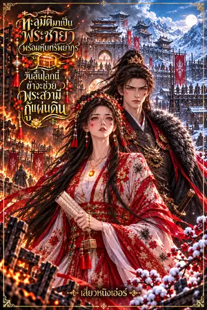 ปกนิยาย ทะลุมิติมาเป็นพระชายาพร้อมหีบทรัพยากร วันสิ้นโลกนี้ข้าจะช่วยพระสวามีกู้แผ่นดิน