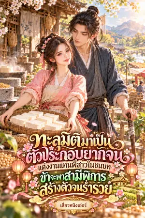 ปกนิยาย ทะลุมิติมาเป็นตัวประกอบยากจน แต่งงานแทนพี่สาวในชนบท ข้าจะพาสามีพิการสร้างตัวจนร่ำรวย