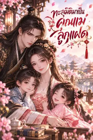 ปกนิยาย ทะลุมิติมาเป็นคุณแม่ลูกแฝด