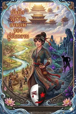 ปกนิยาย บันทึกวิถีชีวิตสามภพของมู่อันหลาน