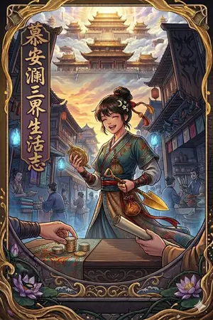 ปกนิยาย บันทึกวิถีชีวิตสามภพของมู่อันหลาน