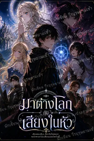 ปกนิยาย มาต่างโลกกับเสียงในหัว