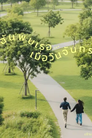 ปกนิยาย ฉันพบเธอเมื่อวันจันทร์ l ซัน & บลู