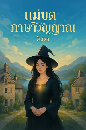 ปกนิยาย แม่มดภาษาวิญญาณ