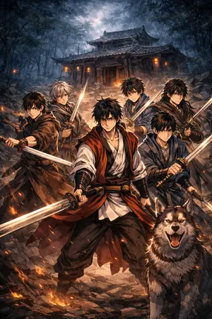 ปกนิยาย ปฐมบทวีรบุรุษทั้ง6