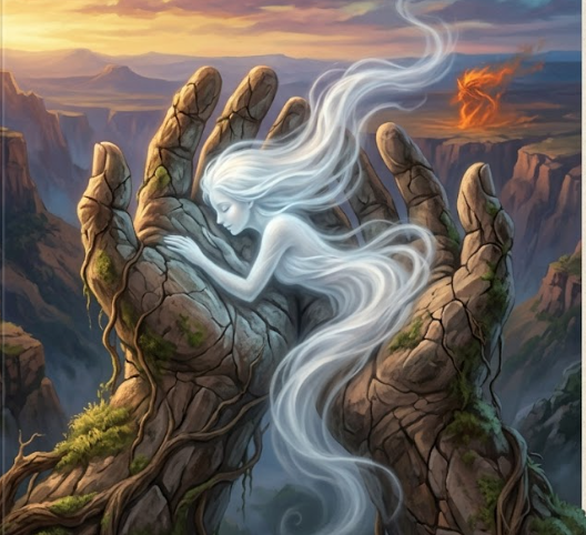 ปกนิยาย ใต้ลม…มีดินเฝ้ามอง