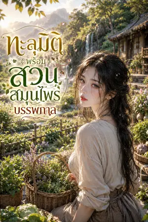 ปกนิยาย ทะลุมิติพร้อมสวนสมุนไพรบรรพกาล
