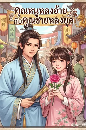 ปกนิยาย คุณหนูหลงอ้ายกับคุณชายหลงยุค