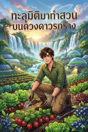 ปกนิยาย ทะลุมิติมาทำสวนบนดวงดาวรกร้าง