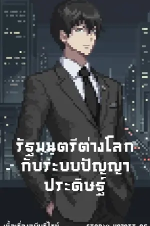 ปกนิยาย รัฐมนตรีต่างโลกกับระบบปัญญาประดิษฐ์