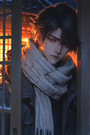 ปกนิยาย 「เสียงเคาะหน้าประตูในคืนหิมะ」 Koe ga Hibiku Yuki no Yoru ni