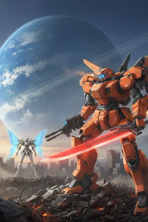 ปกนิยาย Orbital Requiem