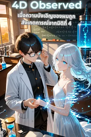 ปกนิยาย 4D Observed: เมื่อความบังเอิญของผมถูกสังเกตการณ์จากมิติที่ 4