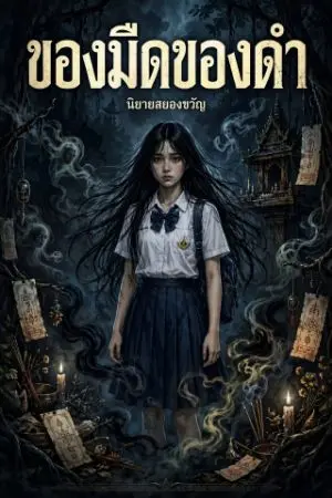 ปกนิยาย ของมืดของดำ