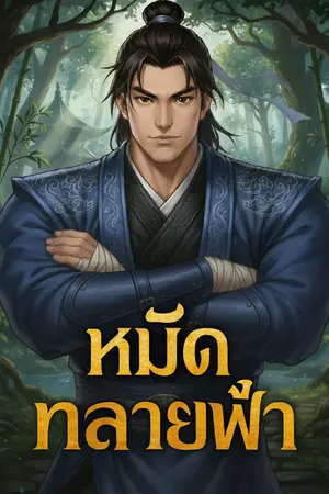 ปกนิยาย หมัดทลายฟ้า