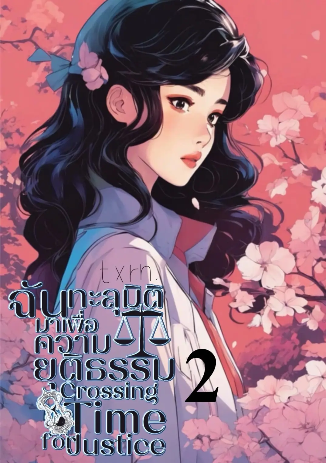 ปกนิยาย (ภาค 2) ฉันทะลุมิติมาเพื่อความยุติธรรม Crossing Time for Justice
